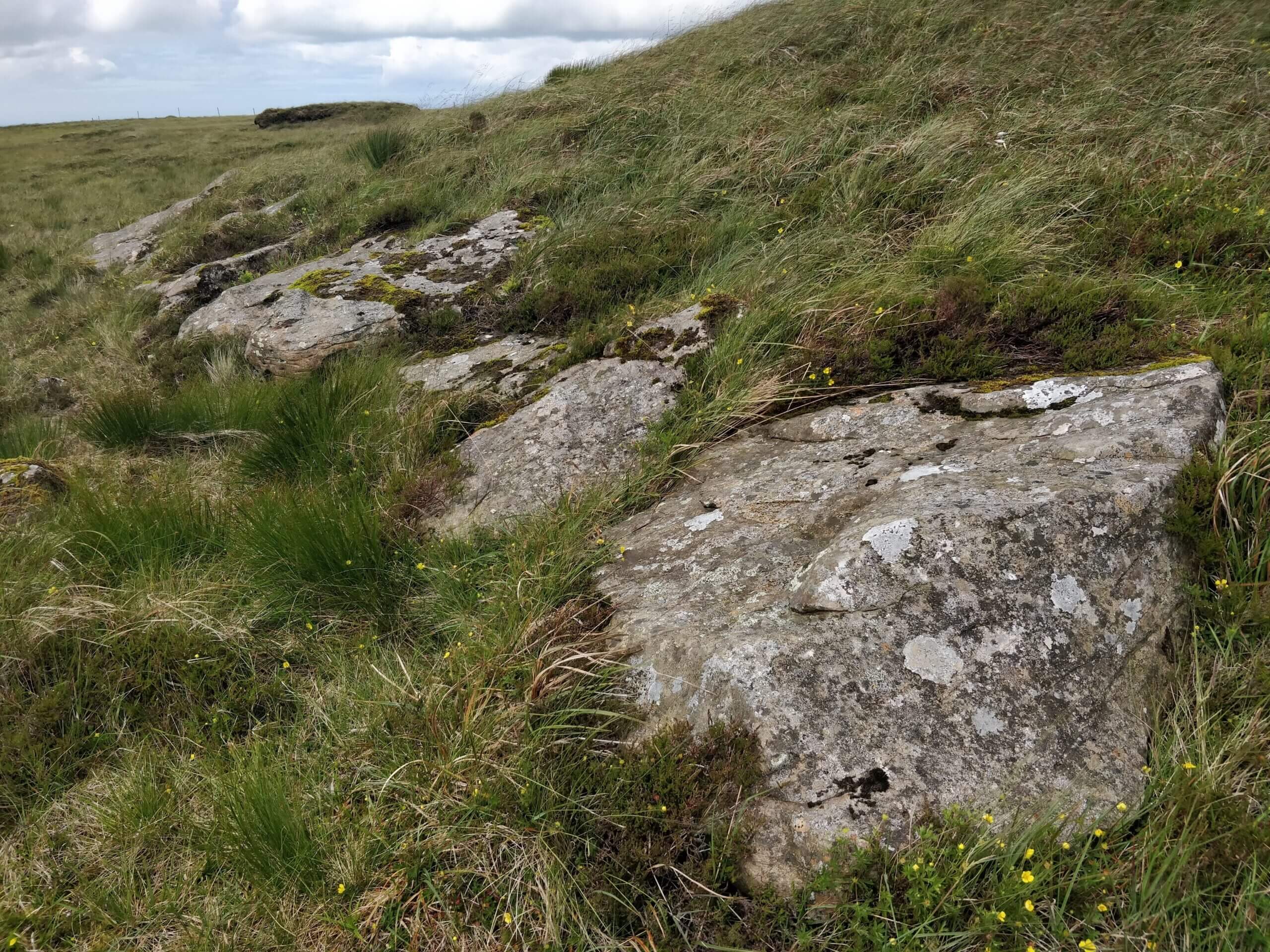 Cairn at the top of Knocklayde, Glenshesk