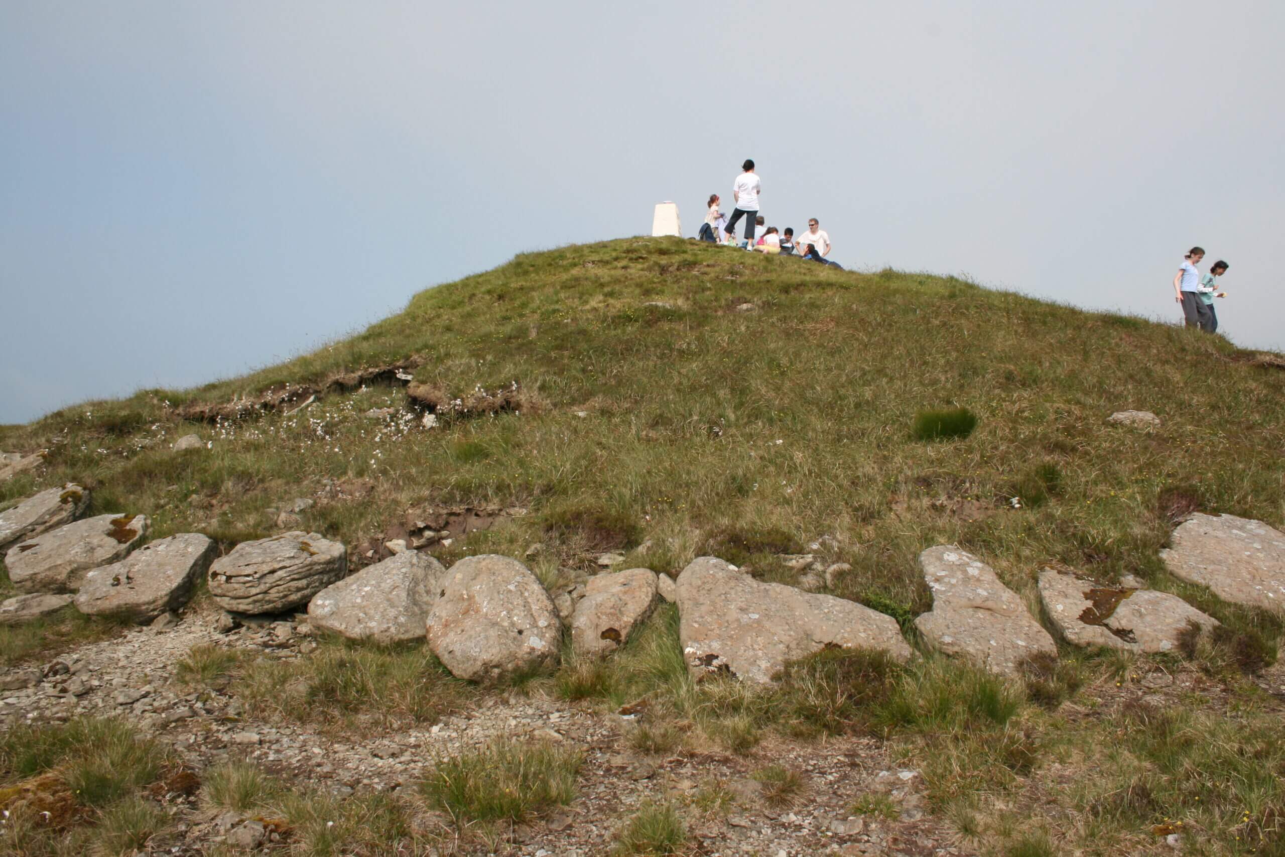 Cairn at top of Knocklayde, Glenshesk, Glens of Antrim