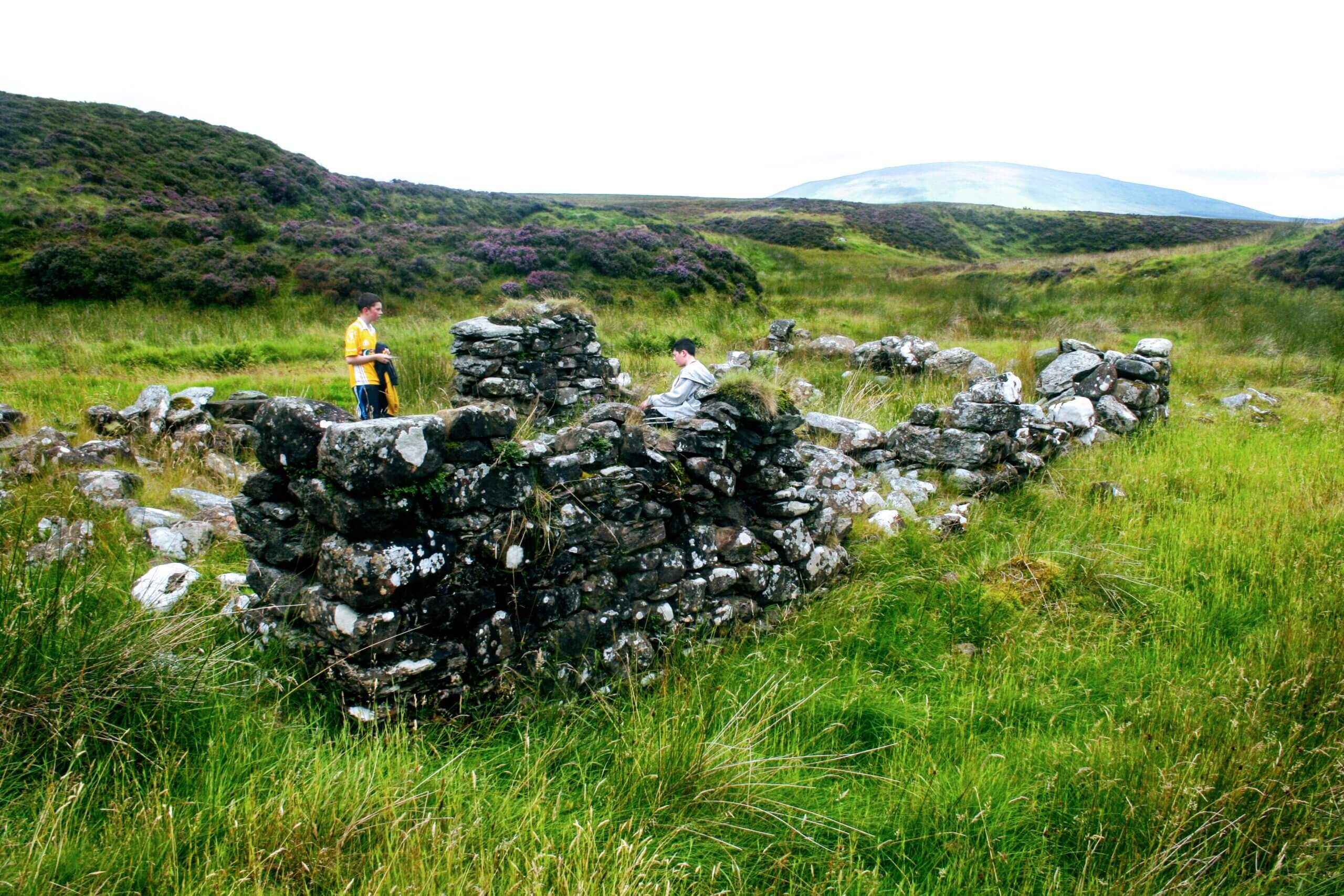 Derelict farmsted, Duncarbit Mountain