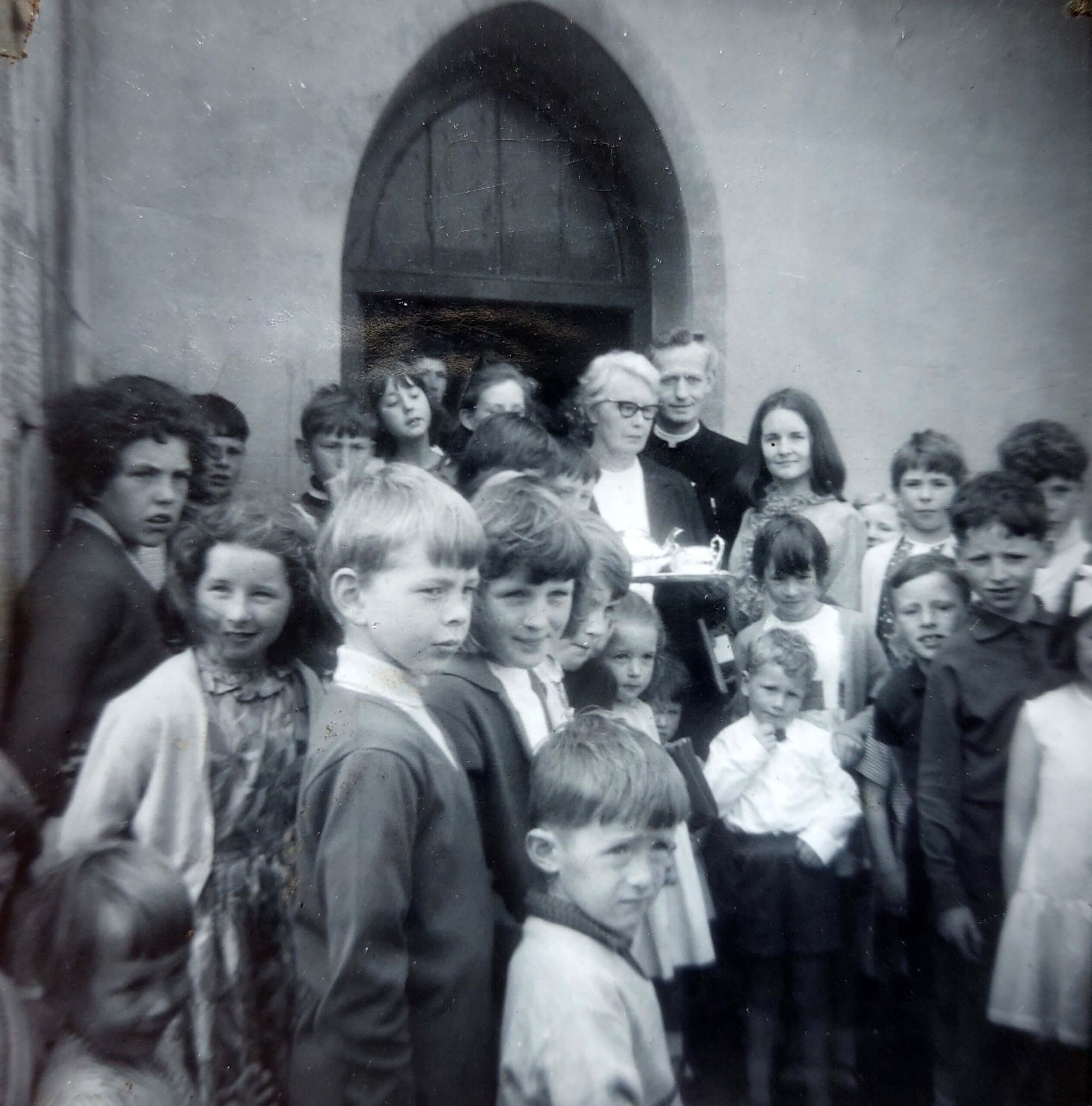 Last Day of Glenshesk School, 1969. Photo Eugene McLaughlin, 1