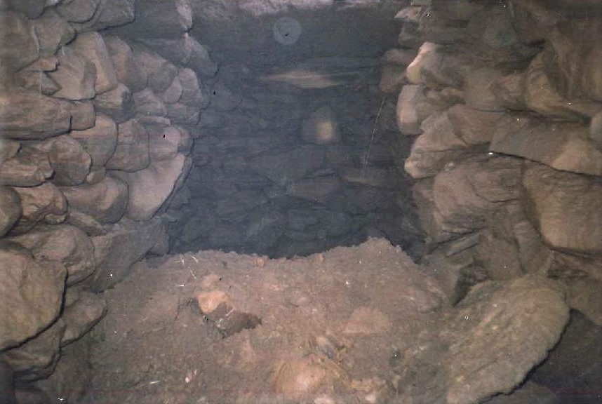 Souterrain discovered on Bailey's farm in Duncarbit, Glenshesk, 2000. Photo - Seamus Bailey