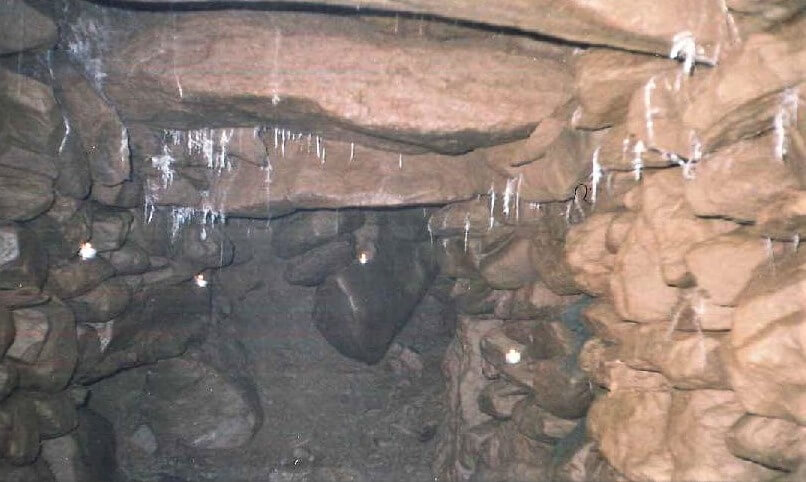 Souterrain discovered on Bailey's farm in Duncarbit, Glenshesk, 2000. Photo - Seamus Bailey