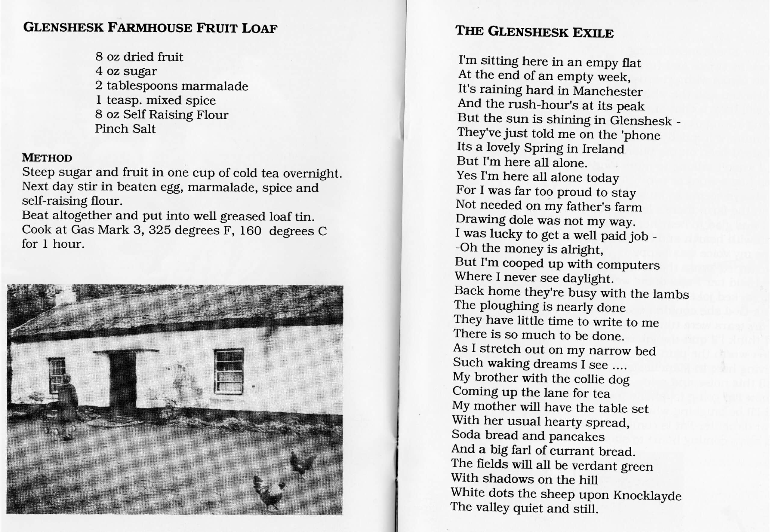 The Glenshesk Exile by Brigid Winter, from He Kissed Me at the Causeway, 1996